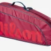 Sac De Tennis Wilson Junior 3 Pack Red Infrared -Tennis Soldes Boutique 001 745