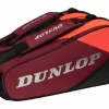 Sac De Tennis Dunlop CX-Performance Black Red 12 Rackets -Tennis Soldes Boutique 0455669501231 10350329dt2410350329cx performance 12rkt red blkfront no bg