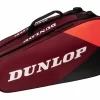 Sac De Tennis Dunlop CX-Club Black Red 6 Raquets -Tennis Soldes Boutique 0455669501851 10350435dt2410350435cx club 6rkt red blkfront no bg