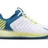 K-Swiss Chaussures De Tennis K Swiss Men Ultrashot 3 Brilliant White Celestial Evening Primrose -Tennis Soldes Boutique 06988136M 0