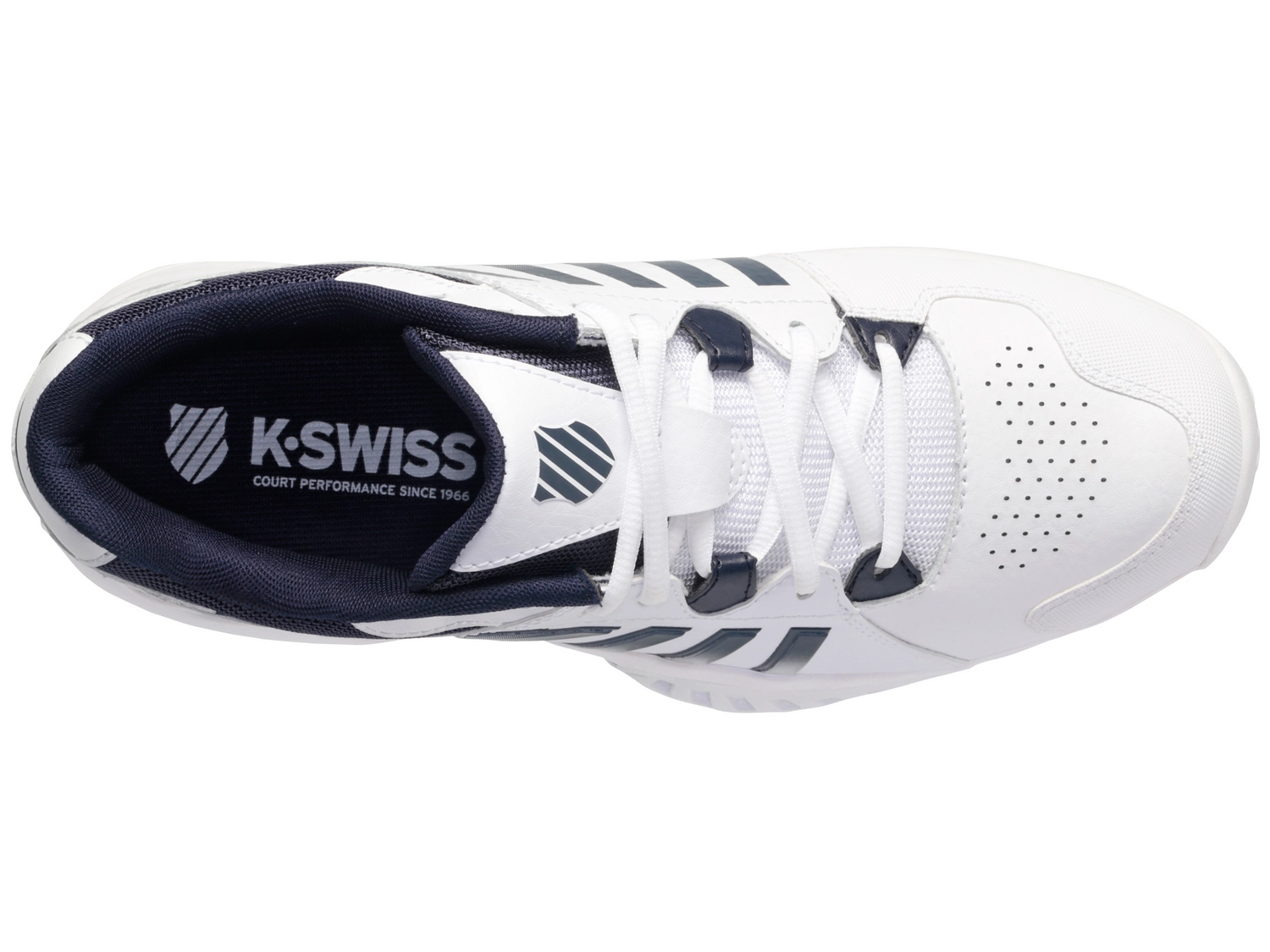 K-Swiss Chaussures De Tennis K Swiss Men Receiver V Omni White Peacoat Silver 9 K-Swiss Chaussures De Tennis K Swiss Men Receiver V Omni White Peacoat Silver – Image 7