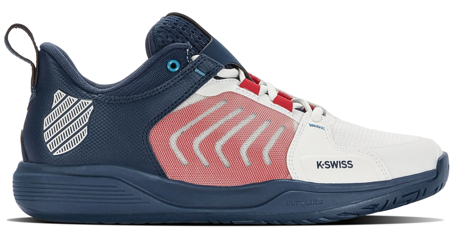 K-Swiss Chaussures De Tennis K Swiss Men Ultrashot Team Blanc Opal Lollipop 3 K-Swiss Chaussures De Tennis K Swiss Men Ultrashot Team Blanc Opal Lollipop