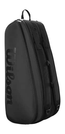 Sac De Tennis Wilson Black Tour 6Pk Racket Bag Black Black 12 Sac De Tennis Wilson Black Tour 6Pk Racket Bag Black Black -Tennis Soldes Boutique 0975127968353 wr80329012noirtour6pkracketbagblpnghigh res no bg
