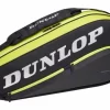 Sac De Tennis Dunlop SX Performance Thermo 3 Racket Black Yellow -Tennis Soldes Boutique 1 tennistas dunlop sx performance thermo 3 racket black yellow no bg
