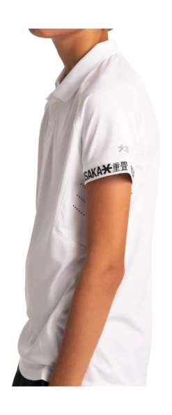 Polo De Tennis Osaka Kids Polo Jersey White -Tennis Soldes Boutique 1634654polo jersey white deshi sleevedb898cfe 7e45 476f 93cf 113b69d5e397 no bg
