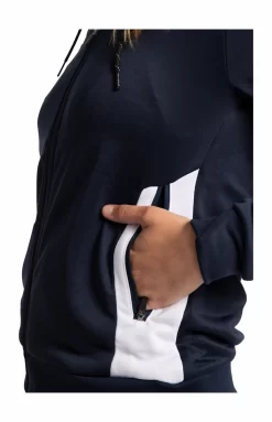 Gilet Osaka Femme Training Zip Hoodie Navy -Tennis Soldes Boutique 16351255 training zip hoodie navy women pocket no bg no bg