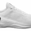 Chaussures De Tennis Wilson Men Rush Pro 4.0 White White Black -Tennis Soldes Boutique 1792586wrs3326200rushpro4acmenswhitewhiteblack no bg