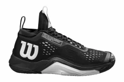 Chaussures De Tennis Wilson Homme Rush Pro Tour Mid Black White Black