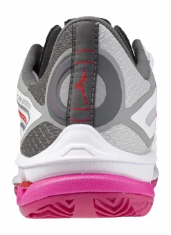 Chaussures De Tennis Mizuno Femme Wave Exceed Tour 6 CC Blanc Rouge Radiant Ombre Silencieuse -Tennis Soldes Boutique 1843406sh61gc24755805 no bg