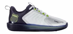 Chaussures De Tennis K-Swiss Men Ultrashot 3 HB White Peacoat Lime Green