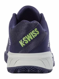 Chaussures De Tennis K-Swiss Men Express Light 3 HB Peacoat Gray Violet Lime Green -Tennis Soldes Boutique 184724008563 49003 no bg