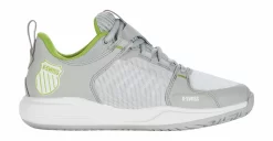 Chaussures De Tennis K-Swiss Women Ultrashot Team Gris Violet Blanc Vert Lime