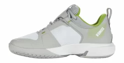 Chaussures De Tennis K-Swiss Women Ultrashot Team Gris Violet Blanc Vert Lime -Tennis Soldes Boutique 184729197395 03404 no bg