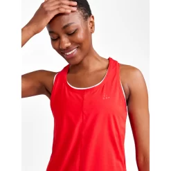 Débardeur Craft Femme Core Essence Reddish -Tennis Soldes Boutique 191124341900032