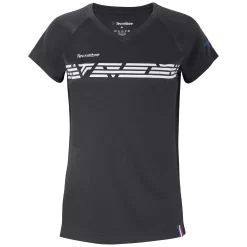 T-Shirt De Tennis Tecnifibre Women F2 Airmesh Black Heather