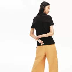 Polo Lacoste Women PF5462 Slim Fit Noir -Tennis Soldes Boutique 3 PF5462 031 24202