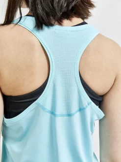 Débardeur Craft Women ADV Essence Singlet W Sea -Tennis Soldes Boutique 4 1908770 304000 ADV20Essence20Singlet Closeup3