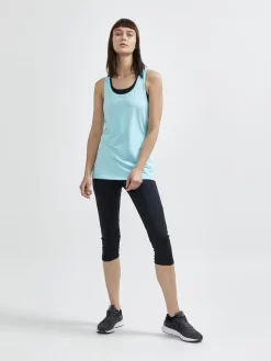 Débardeur Craft Women ADV Essence Singlet W Sea -Tennis Soldes Boutique 5 1908770 304000 ADV20Essence20Singlet Closeup4