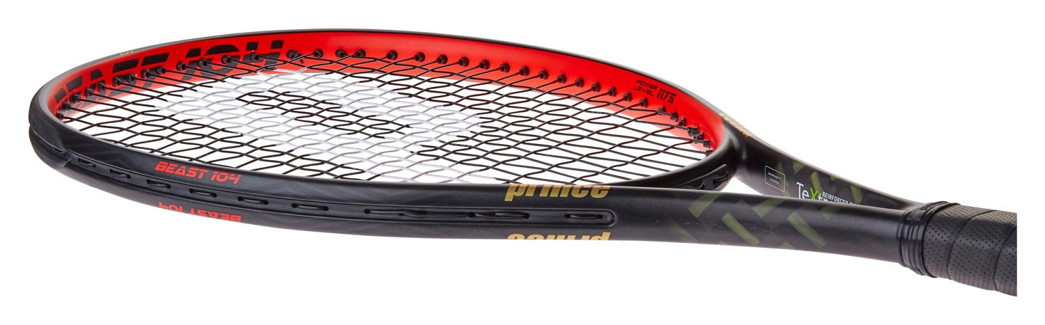 Raquette De Tennis Prince TXT Beast 104 (260 Gram) Black Red (Cordée) 7 Raquette De Tennis Prince TXT Beast 104 (260 Gram) Black Red (Cordée) – Image 5