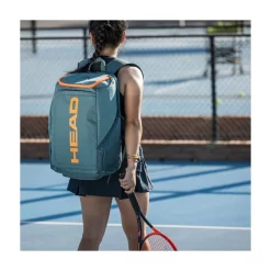 Sac à Dos De Tennis HEAD Pro X Backpack 28L Dark Cyan Fluo Orange -Tennis Soldes Boutique 724794627372pro backpack 28l dyfo 4