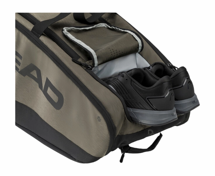 Sac De Tennis HEAD Pro X Racquet Bag 12R Thyme Black 5 Sac De Tennis HEAD Pro X Racquet Bag 12R Thyme Black – Image 3