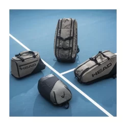 Sac De Tennis HEAD Pro X Racquet Bag 12R Thyme Black 11 Sac De Tennis HEAD Pro X Racquet Bag 12R Thyme Black -Tennis Soldes Boutique 7247947524495 pro x racquet bag xl tybk