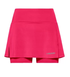 Jupe De Tennis HEAD Girls Club Basic Magenta