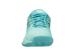Chaussure De Tennis K-Swiss Women Ultrashot 2 White Aruba Blue Soft Neon Pink -Tennis Soldes Boutique 96168 435.02