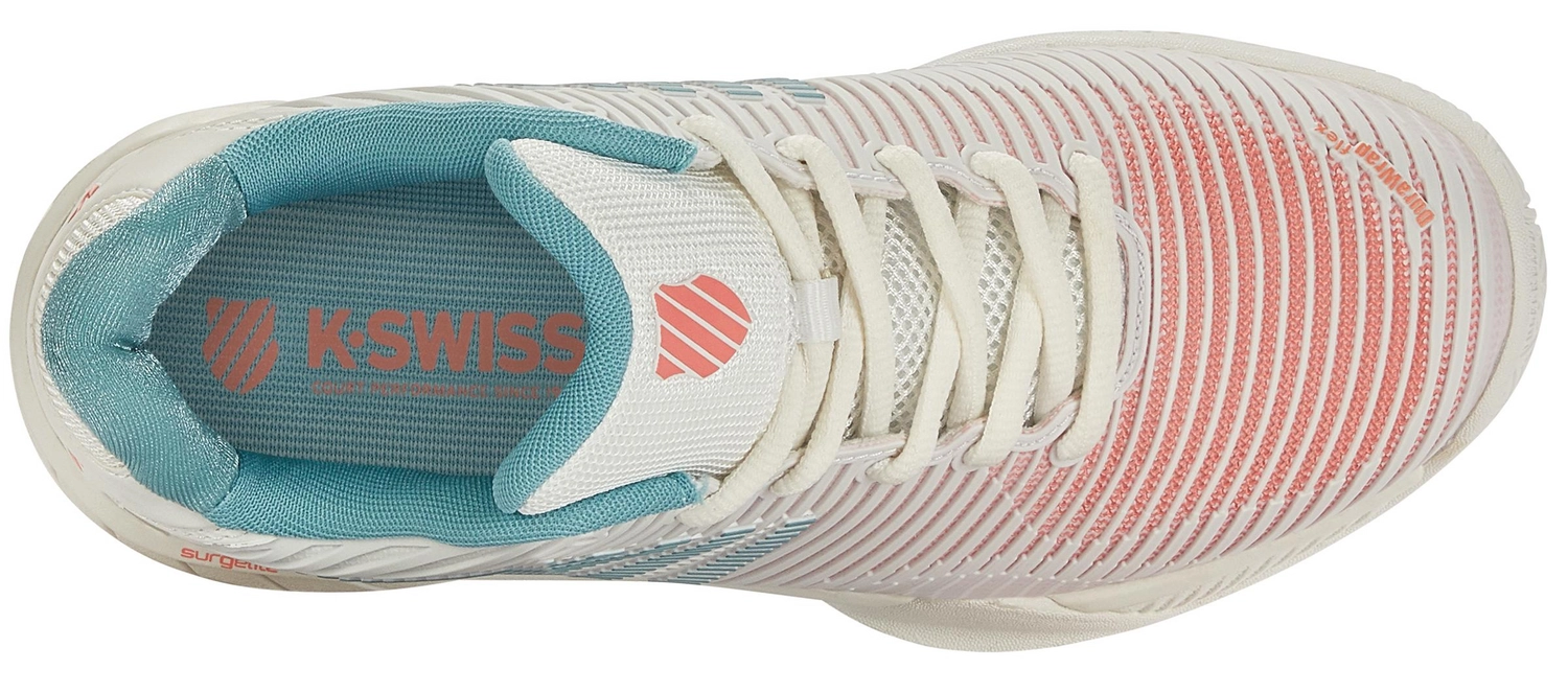 K-Swiss Chaussures De Tennis K Swiss Women Hypercourt Express 2 Blanc Nile Desert Flower 9 K-Swiss Chaussures De Tennis K Swiss Women Hypercourt Express 2 Blanc Nile Desert Flower – Image 7