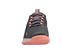 K-Swiss Chaussures De Tennis K Swiss Women Ultrashot 3 Asphalt Peach Amber White -Tennis Soldes Boutique 96988 007.02