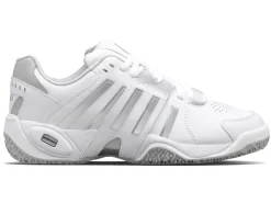 K-Swiss Chaussures De Tennis K Swiss Women Accomplish IV Omni White Vapor Blue Silver