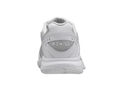 K-Swiss Chaussures De Tennis K Swiss Women Receiver V White Vapor Blue Silver -Tennis Soldes Boutique 97393 974.03
