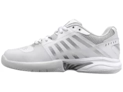 K-Swiss Chaussures De Tennis K Swiss Women Receiver V White Vapor Blue Silver -Tennis Soldes Boutique 97393 974.04