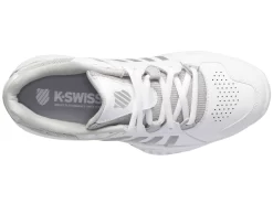 K-Swiss Chaussures De Tennis K Swiss Women Receiver V White Vapor Blue Silver -Tennis Soldes Boutique 97393 974.06