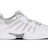 K-Swiss Chaussures De Tennis K Swiss Women Receiver V Carpet White Vapor Blue Silver -Tennis Soldes Boutique 97917 974.00