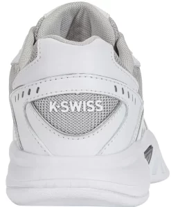 K-Swiss Chaussures De Tennis K Swiss Women Receiver V Carpet White Vapor Blue Silver -Tennis Soldes Boutique 97917 974.03