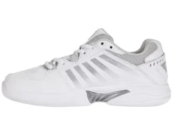 K-Swiss Chaussures De Tennis K Swiss Women Receiver V Carpet White Vapor Blue Silver -Tennis Soldes Boutique 97917 974.04