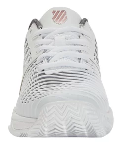 K-Swiss Chaussures De Tennis K Swiss Women Express Light 3 HB White Black Rose Gold -Tennis Soldes Boutique 98563 179.02