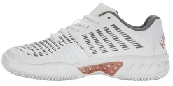 K-Swiss Chaussures De Tennis K Swiss Women Express Light 3 HB White Black Rose Gold -Tennis Soldes Boutique 98563 179.04