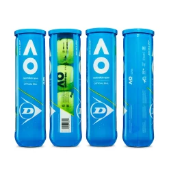 Balles De Tennis Dunlop Australian Open 4 Balles (Boîte De 18x4) -Tennis Soldes Boutique DT19 601355 AUSTRALIAN20OPEN 4PET 04 1