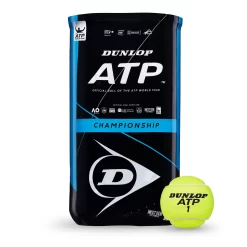 Balle De Tennis Dunlop ATP Championship 2 X 4 Balles (Boîte 9x 2/4) 2020 -Tennis Soldes Boutique DT19 601363 ATP20CHAMPIONSHIP202X4PET 03