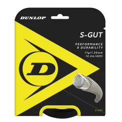 Cordage Dunlop S-Gut Black 1,25mm/12m