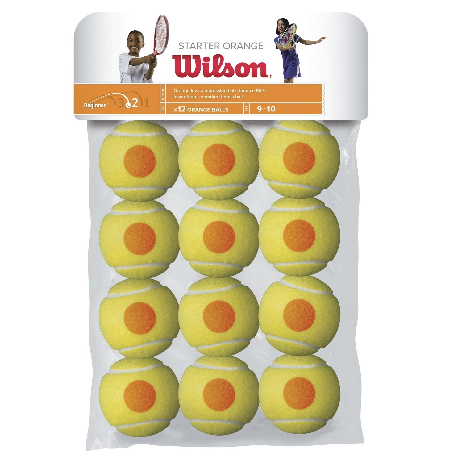 Balles De Tennis Wilson Starter Orange T 12 Pack Jaune Orange 3 Balles De Tennis Wilson Starter Orange T 12 Pack Jaune Orange