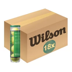 Balles De Tennis Wilson Starter Play Green 4T Jaune (Carton 18x4)