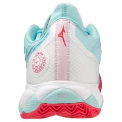 Chaussures De Tennis Mizuno Femme Wave Enforce Tour CC Tanager Turquoise Fiery Coral 2 Blanc -Tennis Soldes Boutique sh 61gc230520 05 2000