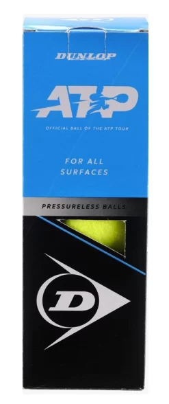Balles De Tennis Dunlop ATP Pressureless 3-Box