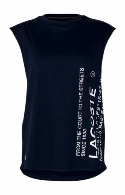 Polo Lacoste Femme TF9182 Bleu Marine