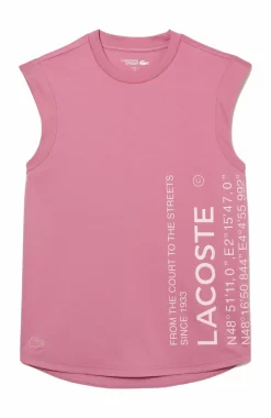 Polo Lacoste Femme TF9182 Rose Reseda